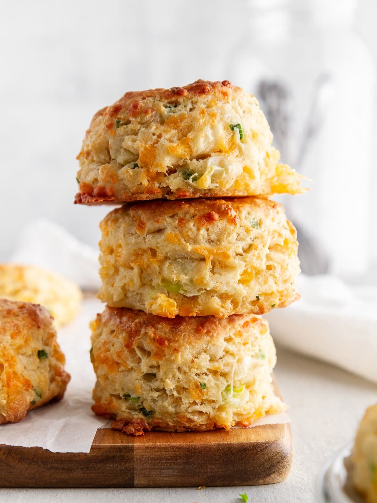 The Secret to Tender Cheddar Scallion Biscuits: Cold Butter & Quick Prep